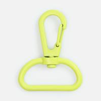 Застежка-карабин Snap Hook, L, желтый неон