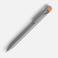 Ручка шариковая Prodir DS1 TMM Dot, серая с оранжевым