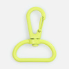 Застежка-карабин Snap Hook, L, желтый неон